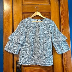 Jcrew floral blouse